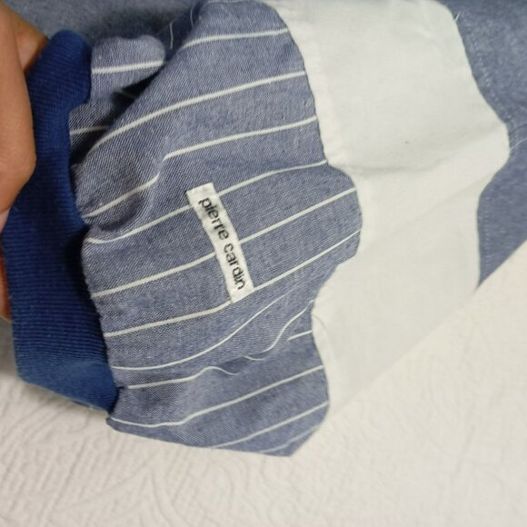 Pierre Cardin Polo Shirt Retro Style Striped Colorblock Short Sleeve Mens Size X - Picture 6 of 13